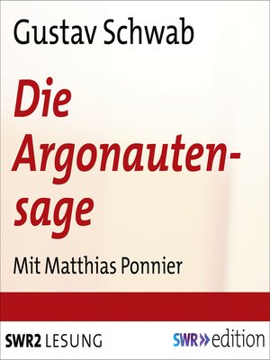 cover image of Die Argonautensage